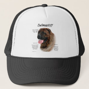 Bullmastiff (brindle) History Design Trucker Hat