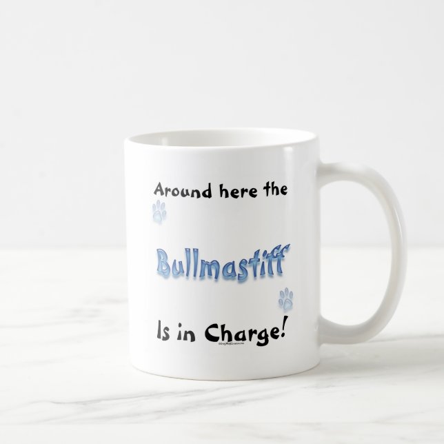Bullmastiff Charge Coffee Mug (Right)