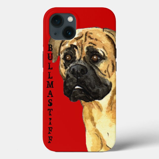 Bullmastiff Colour Block Case-Mate iPhone Case (Back)