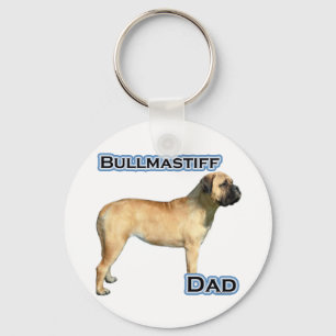 Bullmastiff Dad 4 - Keychain