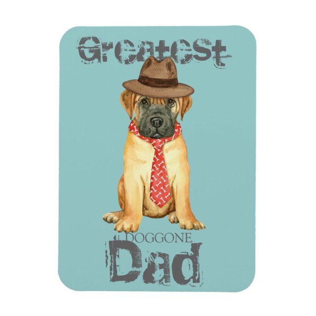 Bullmastiff Dad Magnet (Vertical)