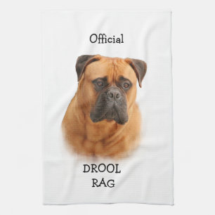 Bullmastiff Drool Rag Tea Towel