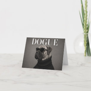 Bullmastiff Editorial Dog Portrait Thank You Cards