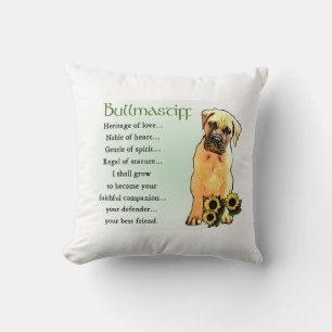 Bullmastiff Heritage of Love Gifts Cushion