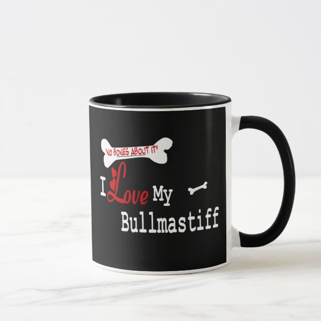 Bullmastiff (I Love) Mug (Right)