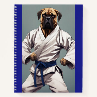 Bullmastiff karate notebook