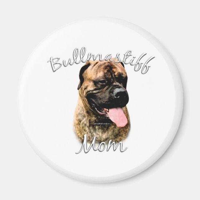 Bullmastiff Mum 2 Magnet (Front)