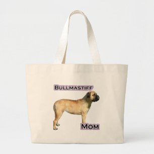 Bullmastiff Mum 4 Large Tote Bag
