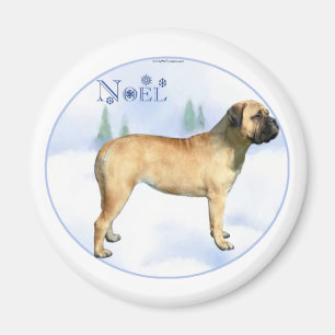 Bullmastiff Noel Magnet