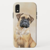 Bullmastiff Painting - Cute Original Dog Art
