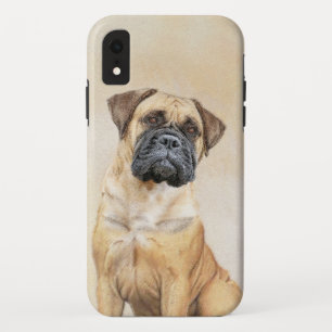 Bullmastiff Painting - Cute Original Dog Art iPhone XR Case