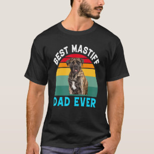 Bullmastiff Pet Owner Best Mastiff Dad Ever T-Shirt