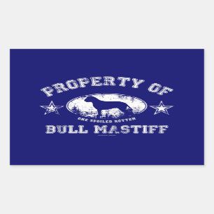 Bullmastiff Rectangular Sticker