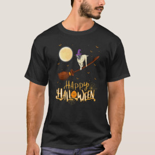 Bullmastiff Ride Witch Shotgun Bullmastiff Dog Hal T-Shirt