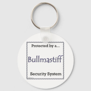 Bullmastiff Security System Keychain