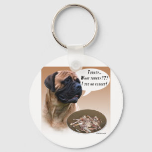 Bullmastiff Turkey Key Ring