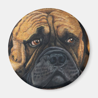 Bullmastiff Waiting - Dog Breed Art Magnet