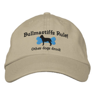 Bullmastiffs Rule Embroidered Hat