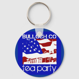 Bulloch Co. Tea Party key chain