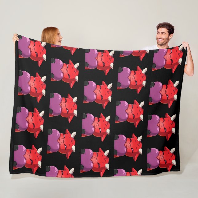Bullpew Love Fleece Blanket (In Situ)