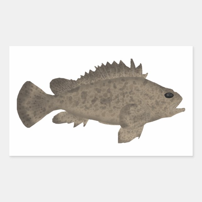 Bullrout Rectangular Sticker (Front)