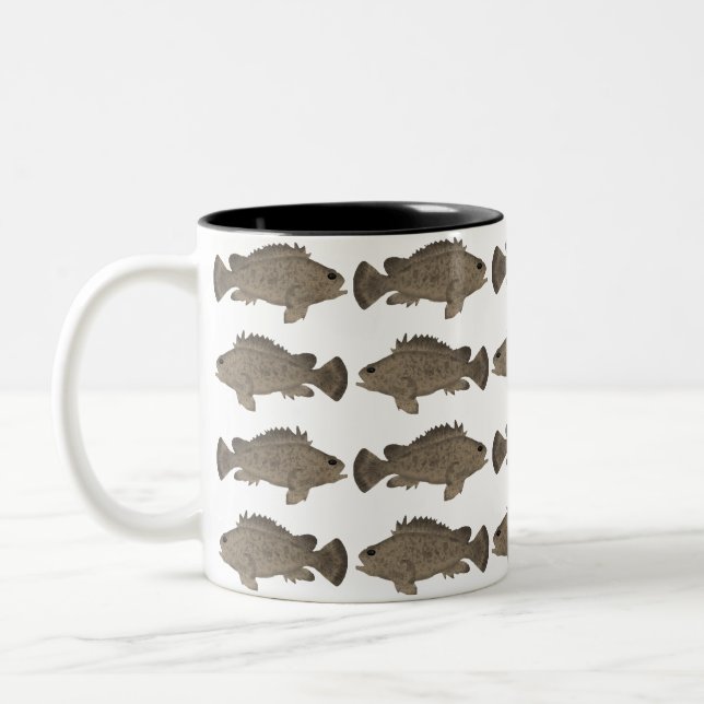 Bullrout Two-Tone Coffee Mug (Left)