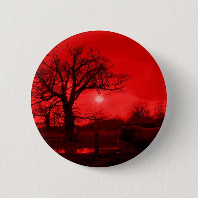 BULLS 6 CM ROUND BADGE (Front)