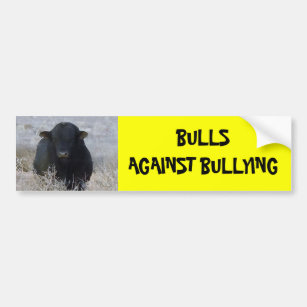 Bulls Against Bullying #7 of 14 Different Bumper Sticker