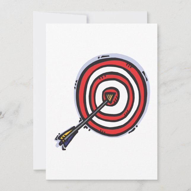 Bulls Eye 2 Invitation (Front)