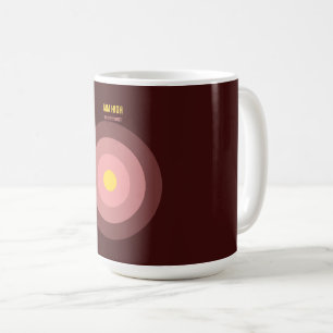 Bulls Eye — 90s Maximalist Coffee Mug   Retro