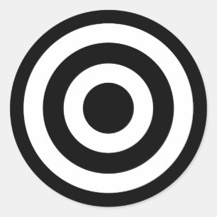 Bull's_Eye Classic Round Sticker