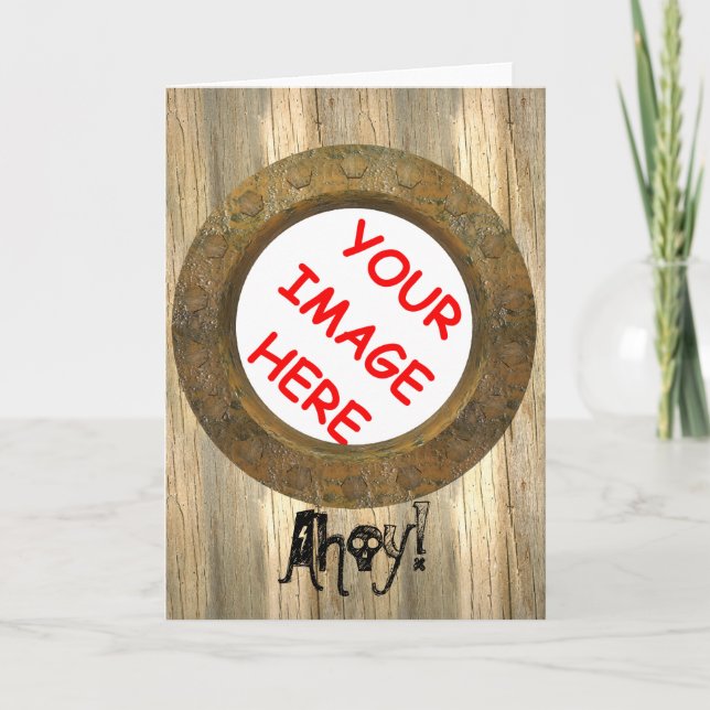 bull's-eye photo frame card (Front)