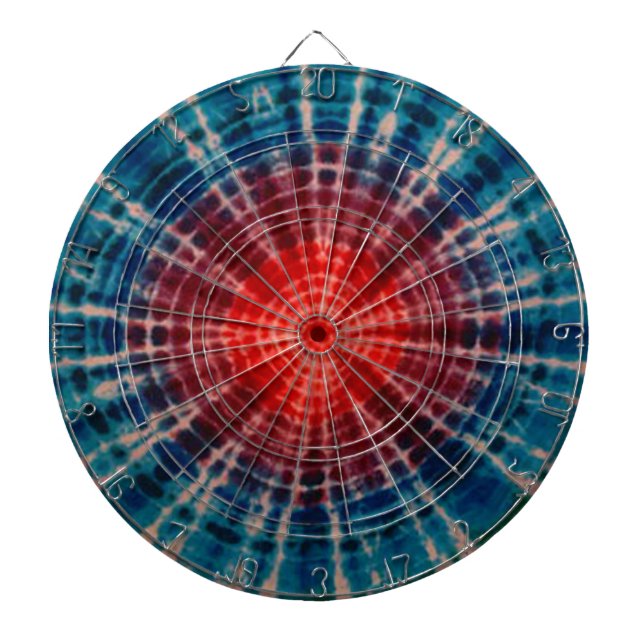 Bulls Eye Tie Dye Dartboard (Front)