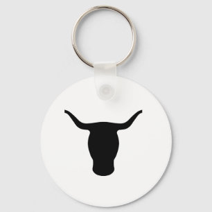 Bull's Head Key Ring