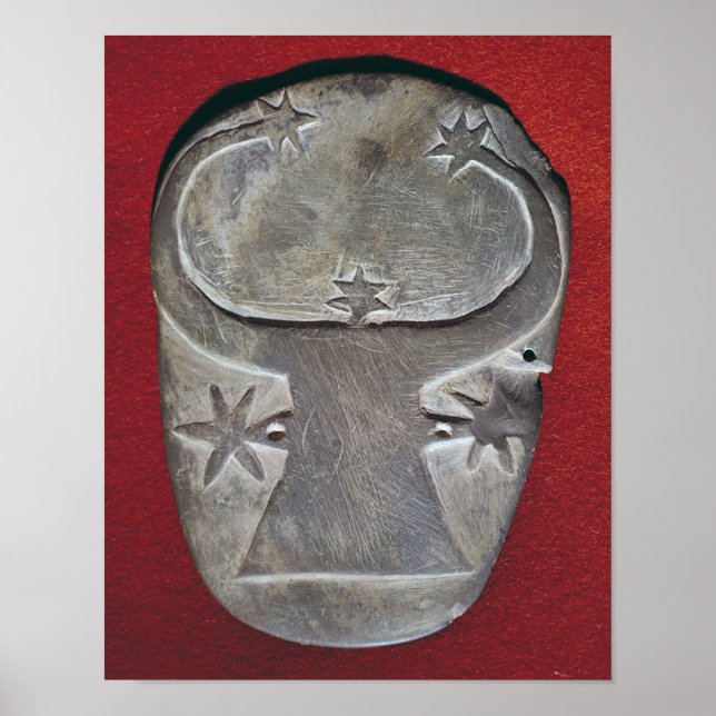 Bull's head palette poster (Front)