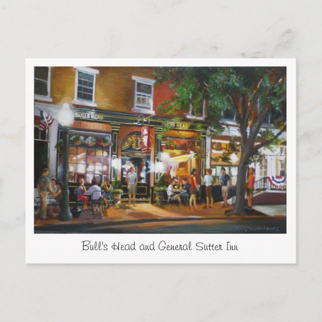 Bull's Head Post Card (Front)