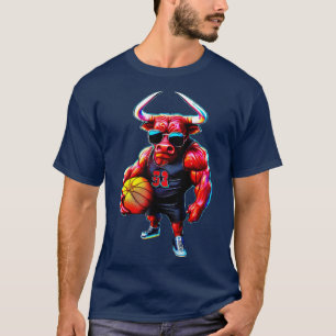 Bulls playing Basketball T-Shirt