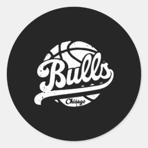 Bulls republican shirt classic round sticker