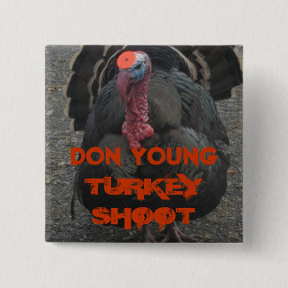 Bullseye 15 Cm Square Badge