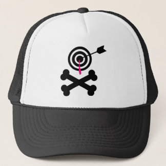Bullseye and Crossbones Trucker Hat