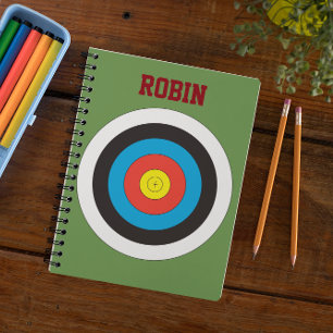 Bullseye Archery Personalised Notebook