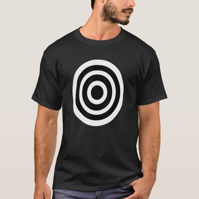 Bullseye  British Roundel Dart Board Bulls Eye 1 T-Shirt (Front)
