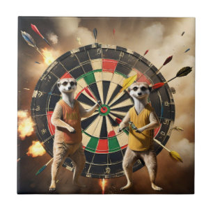 Bullseye Burrow: Meerkat Dart League, Ceramic Tile