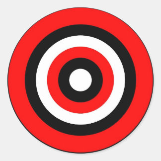 Bullseye Classic Round Sticker