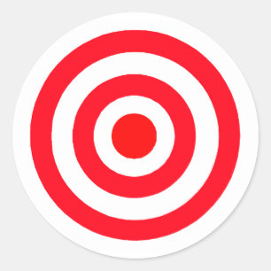 Bullseye Classic Round Sticker