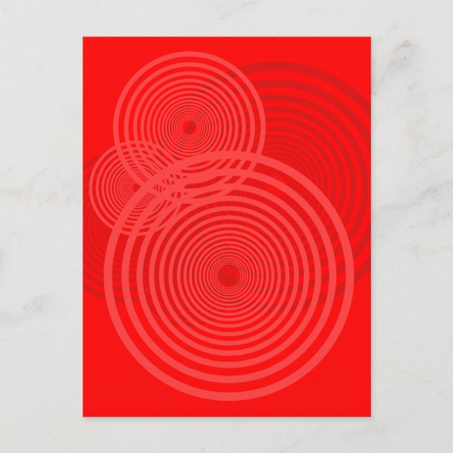 Bullseye Design Postcard (Front)