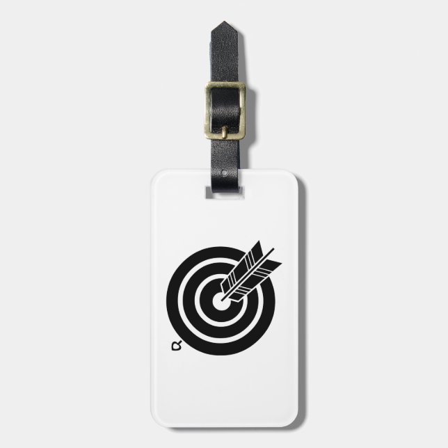 Bullseye Luggage Tag (Front Vertical)