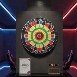 Bullseye or Buy Beer Funny Dartboard Wall Game