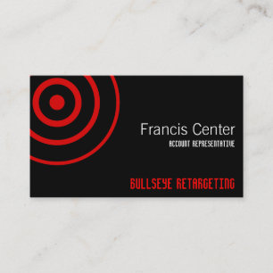 Bullseye Symbol Business Card