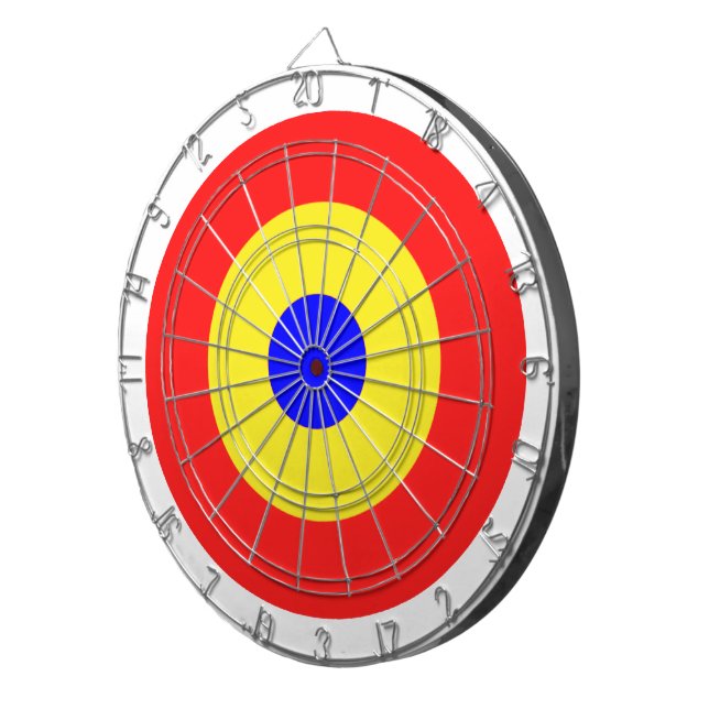 Bullseye Target Dartboard (Front Right)